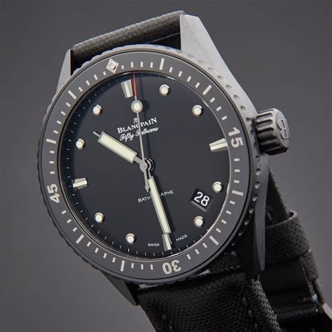 blancpain 50 fathoms bathyscaphe.